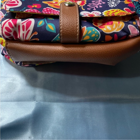 Lili Bloom pink and blue crossbody bag - Picture 6 of 11